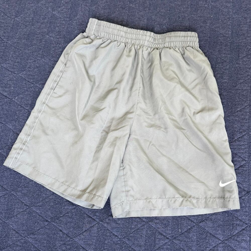Nike Multi Boys L Dri-FIT Woven Shorts Smoke Grey DX5382-084 Youth
